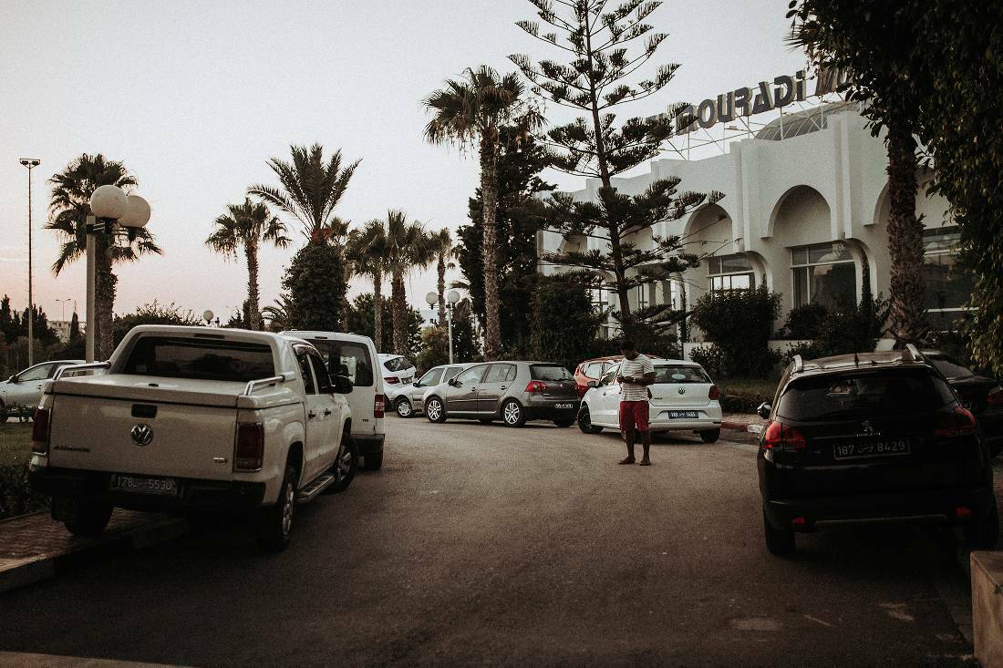 Parking El mouradi Mahdia, Tunisia